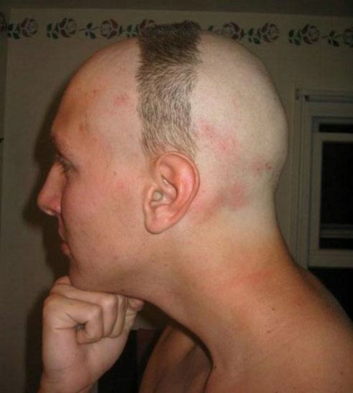 Funny Shaved Head 42