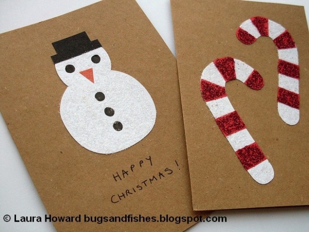 18 Homemade DIY Christmas Cards to Impress - Snappy Pixels