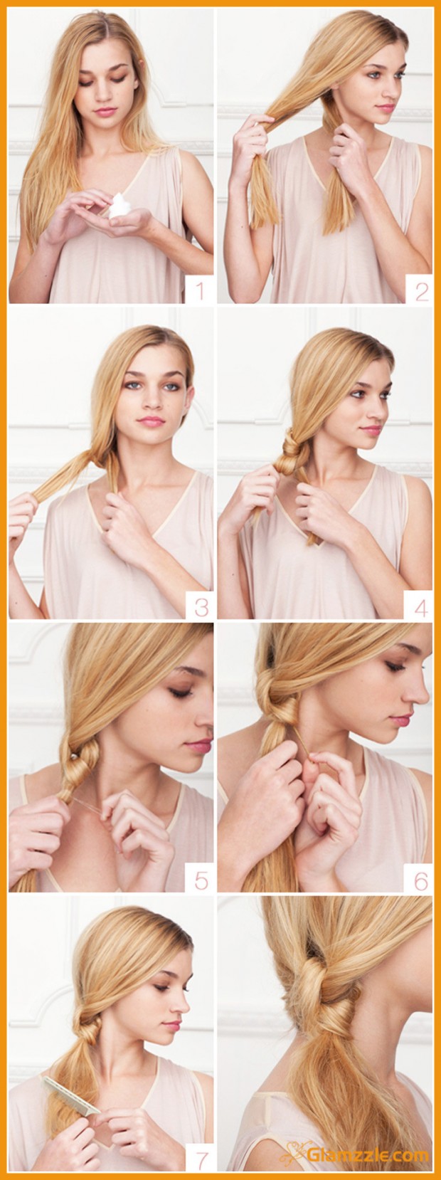 how to make a sexy knot ponytail