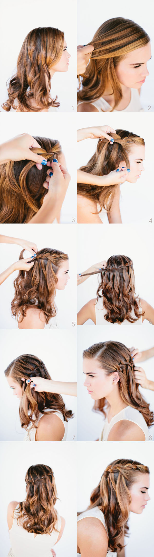 20 Beautiful Hairstyles for Long Hair Step by Step Pictures - Snappy ...